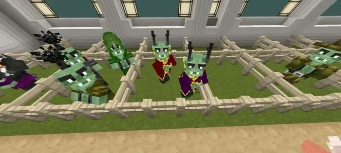 Обитали разных моделей и текстур