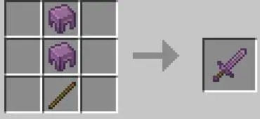 Крафт шалкерового меча