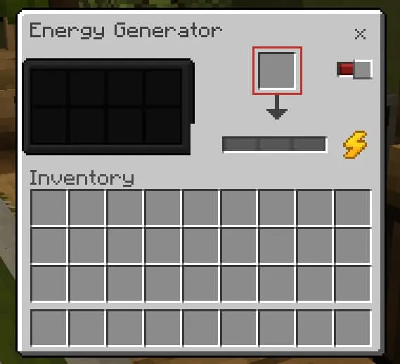 Интерфейс генератора