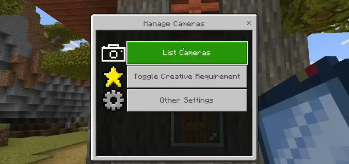 Выбор списка камер