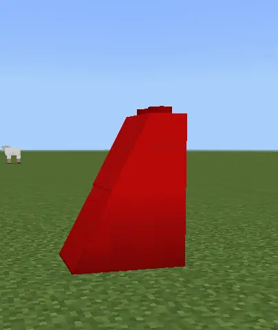 Склон из блоков лего