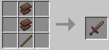 Крафт меча из незеритовых ломов