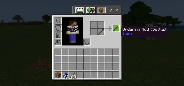 Переключение режима посоха