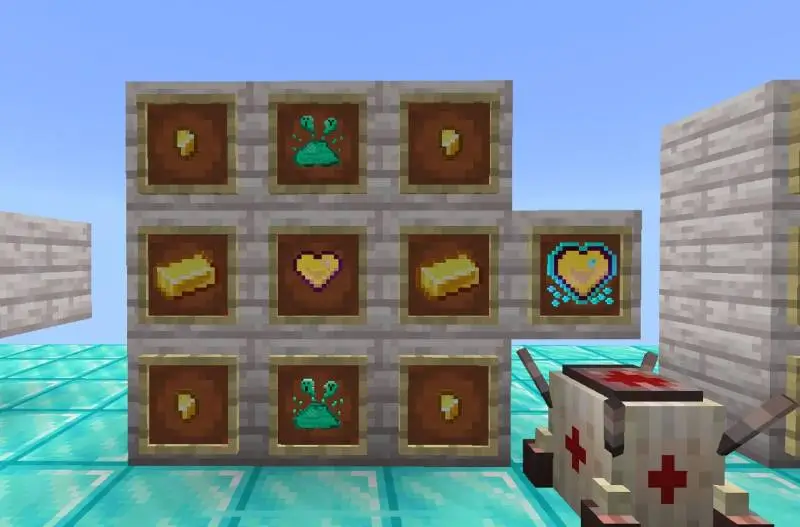 Крафт желтого сердца душ