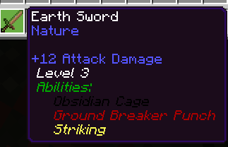 Уровень 3 земляного меча