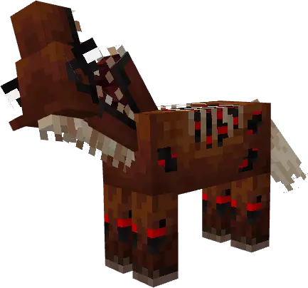 Лошадь с большой пастью и необычной головой