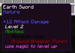 Уровень 2 земляного меча