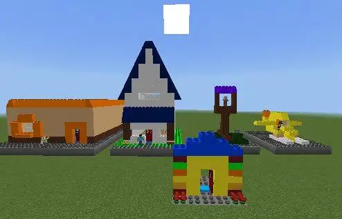 Постройки из блоков лего