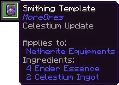 Шаблон целестиум