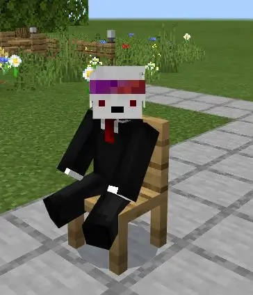 Игрок сидит на стуле