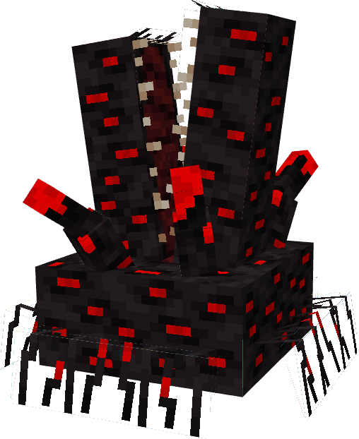 Огромное Гнездо с большой зубатой пастью