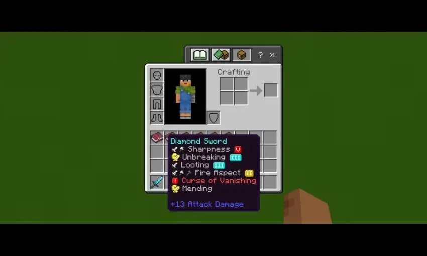 Информация о зачарованиях с разными значками