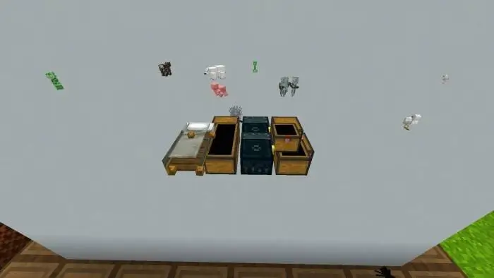 Видимые мобы и сундуки через стену