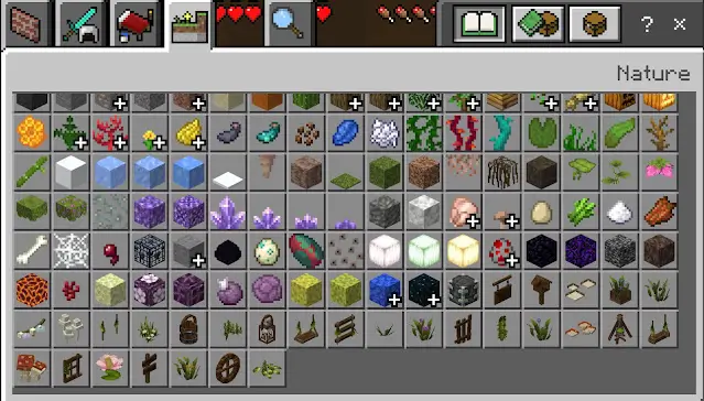 Все новые декоративные блоки в креативе