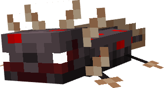 Серый аксолотль с кровавыми ранами