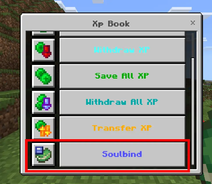 Параметр для активации функции "Привязка души"