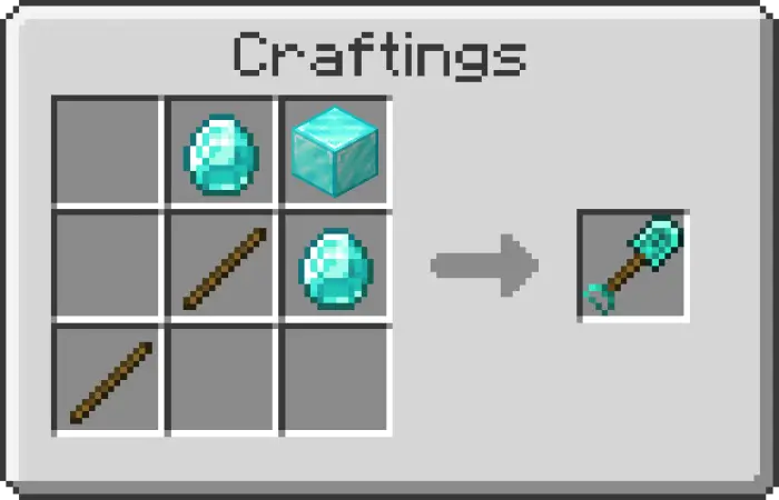 Крафт большой лопаты