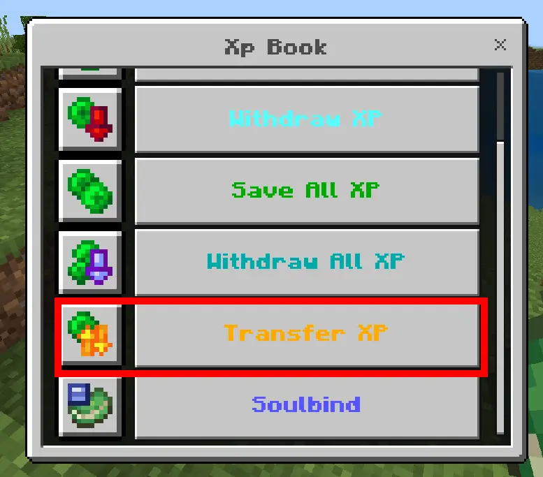Параметр для передачи опыта другим игрокам