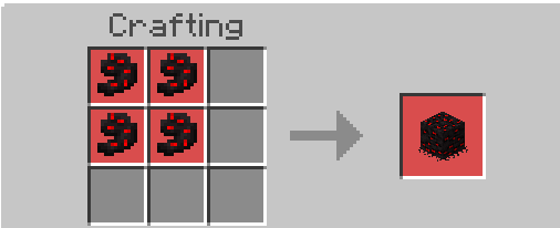 Изготовление черного зараженного блока