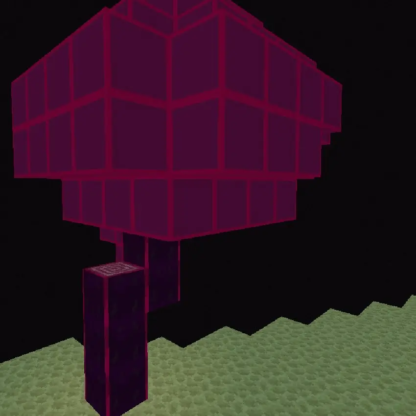 Дерево из биома тёмный мир