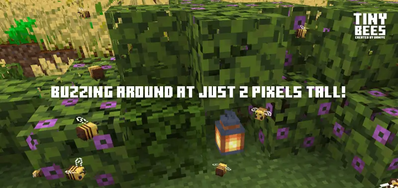 Множество маленьких пчел среди листвы