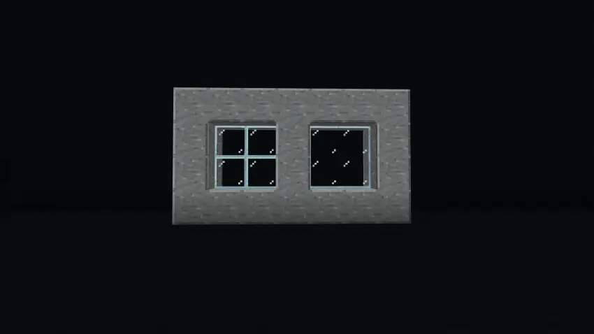 Пример старых и новых стеклянных панелей