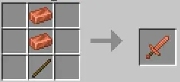 Крафт медного меча