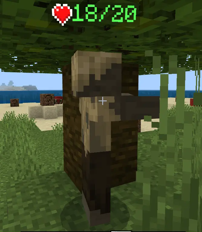 Кадавр с неполным здоровьем и сердцем над головой