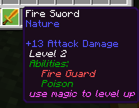 Уровень 2 огненного меча