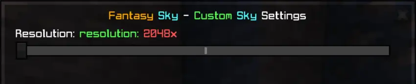 Регулировка разрешения в настройках