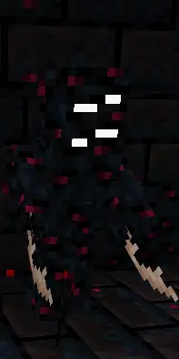 Черный босс с костяными руками в виде мечей