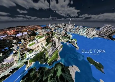 Различные постройки у берега