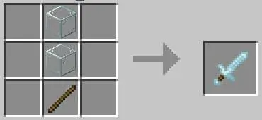 Крафт стеклянного меча