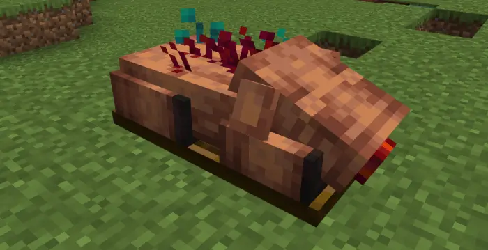 Приготовленный хоглин, стоящий на траве