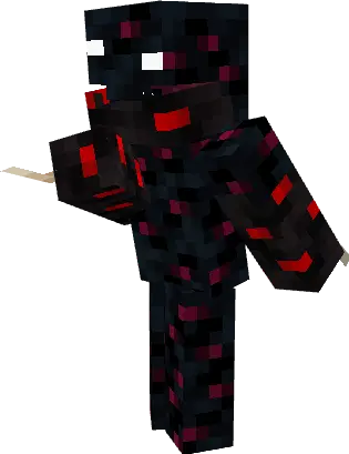 Черный монстр, похожий по строению на игрока