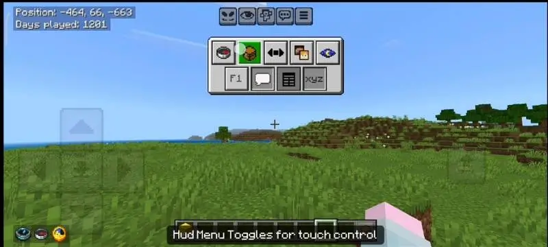 Сенсорное меню