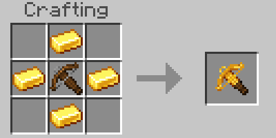 Крафт золотого арбалета
