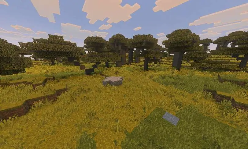 Кучка камней в саванне