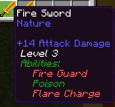 Уровень 3 огненного меча