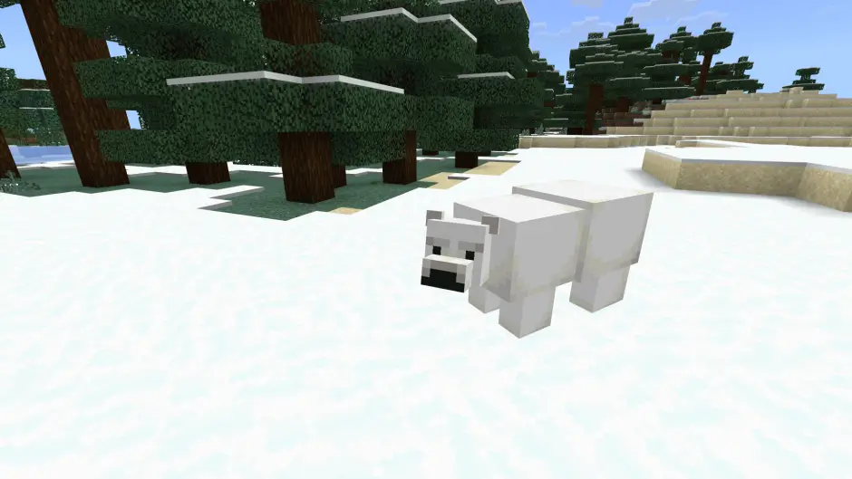 Белый медведь в новом облике