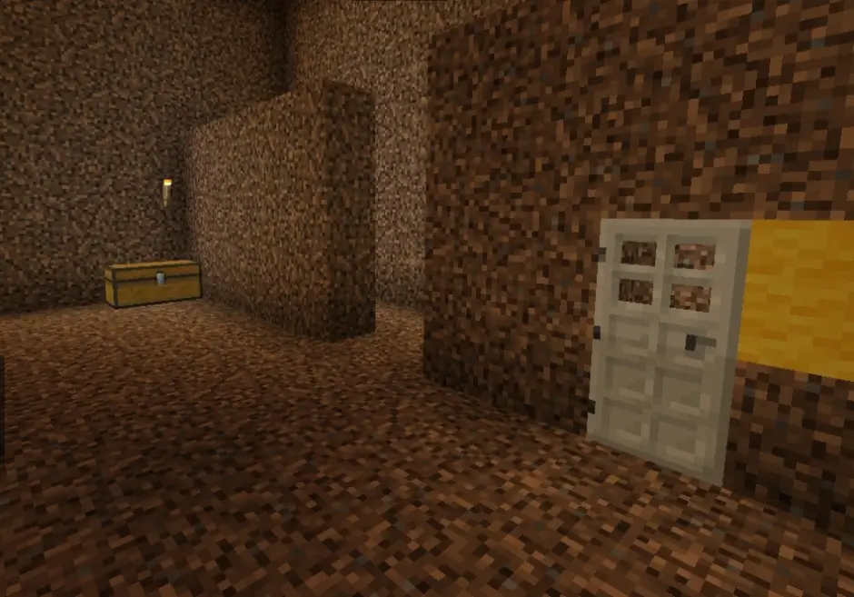 Локация из грязевых блоков