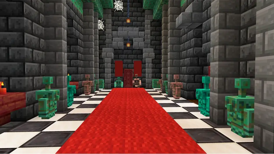 Окисленные медные статуи големов