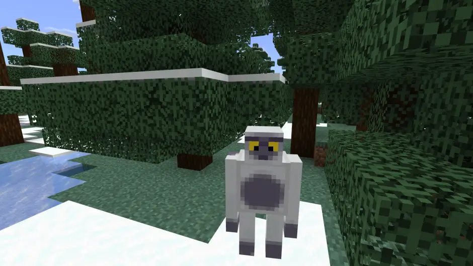 Снежный Человек в ледяной локации