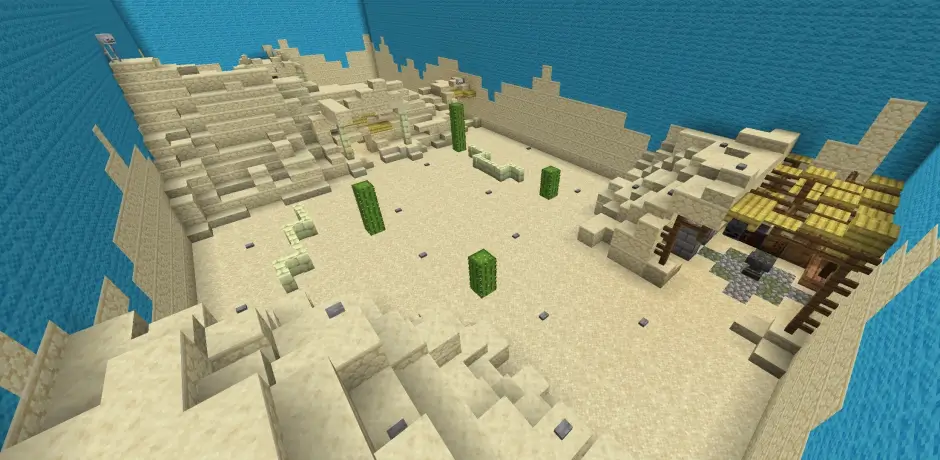 Арена из песчаных блоков