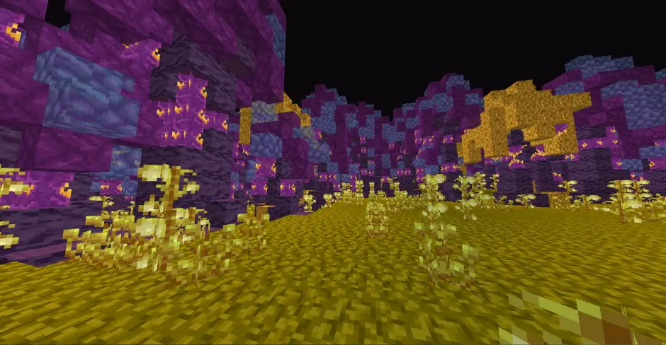 Фиолетовый биом в Крае