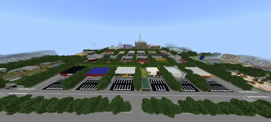 Магазины с парковками