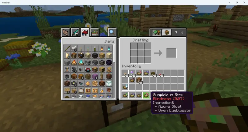 Описания эффектов у рагу в интерфейсе