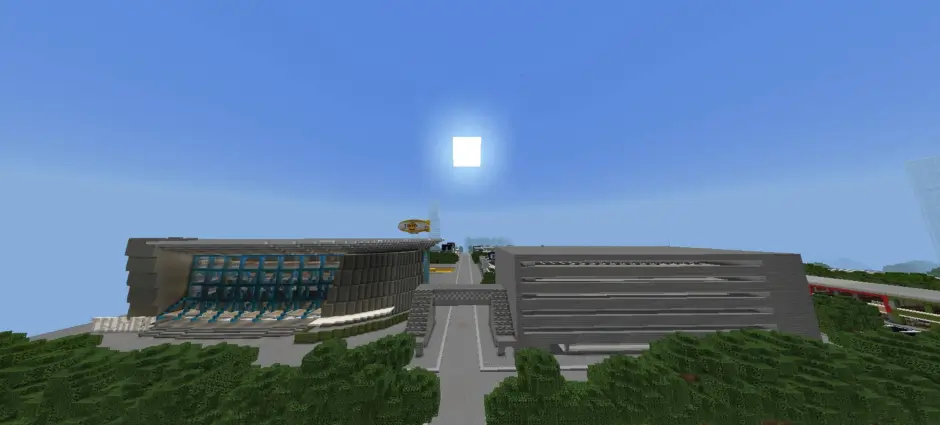 Огромный стадион