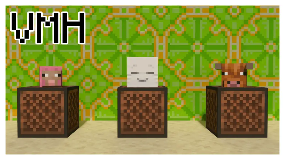 Блоки голов на нотных блоках