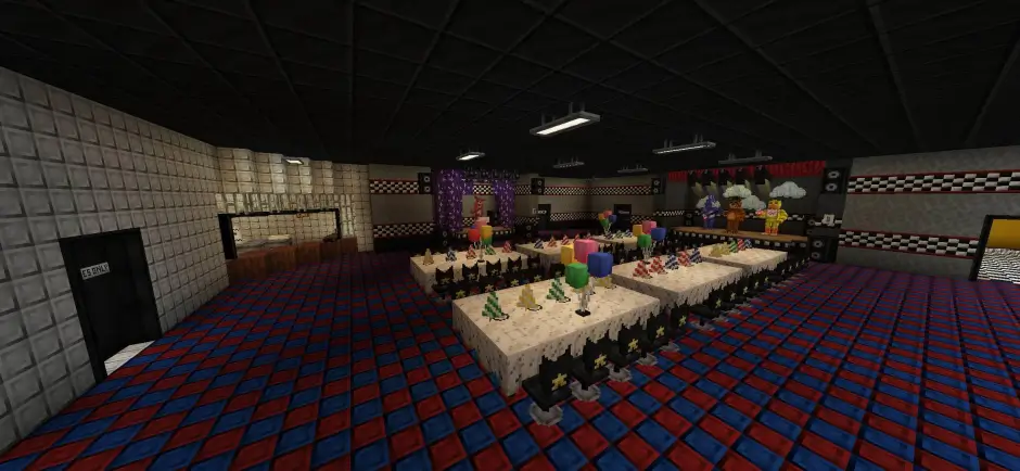 Главный праздничный зал с аниматрониками